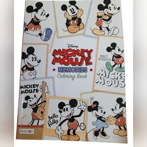 Disney Mickey Mouse Memories Adult Coloring Book Bendon 2018 Vintage